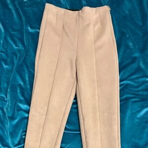 Zara suede leggings